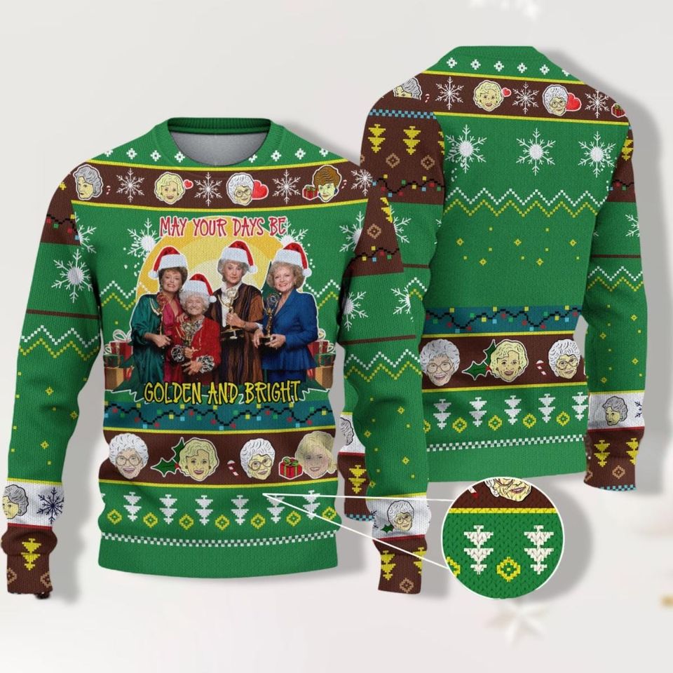 Stay Golden Ugly Sweater, Stay Golden Ugly Christmas Sweater, Funny Christmas Gifts