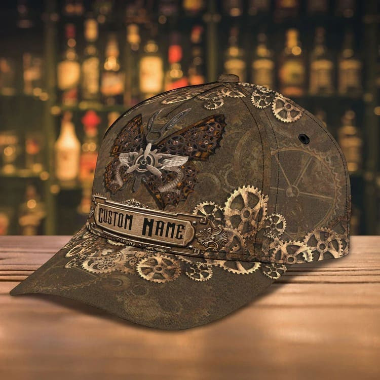 Steampunk Butterfly - Personalized Butterfly Cap, Steampunk Butterfly Hat Trucker Hats Custom Hats Gifts For Men & Women