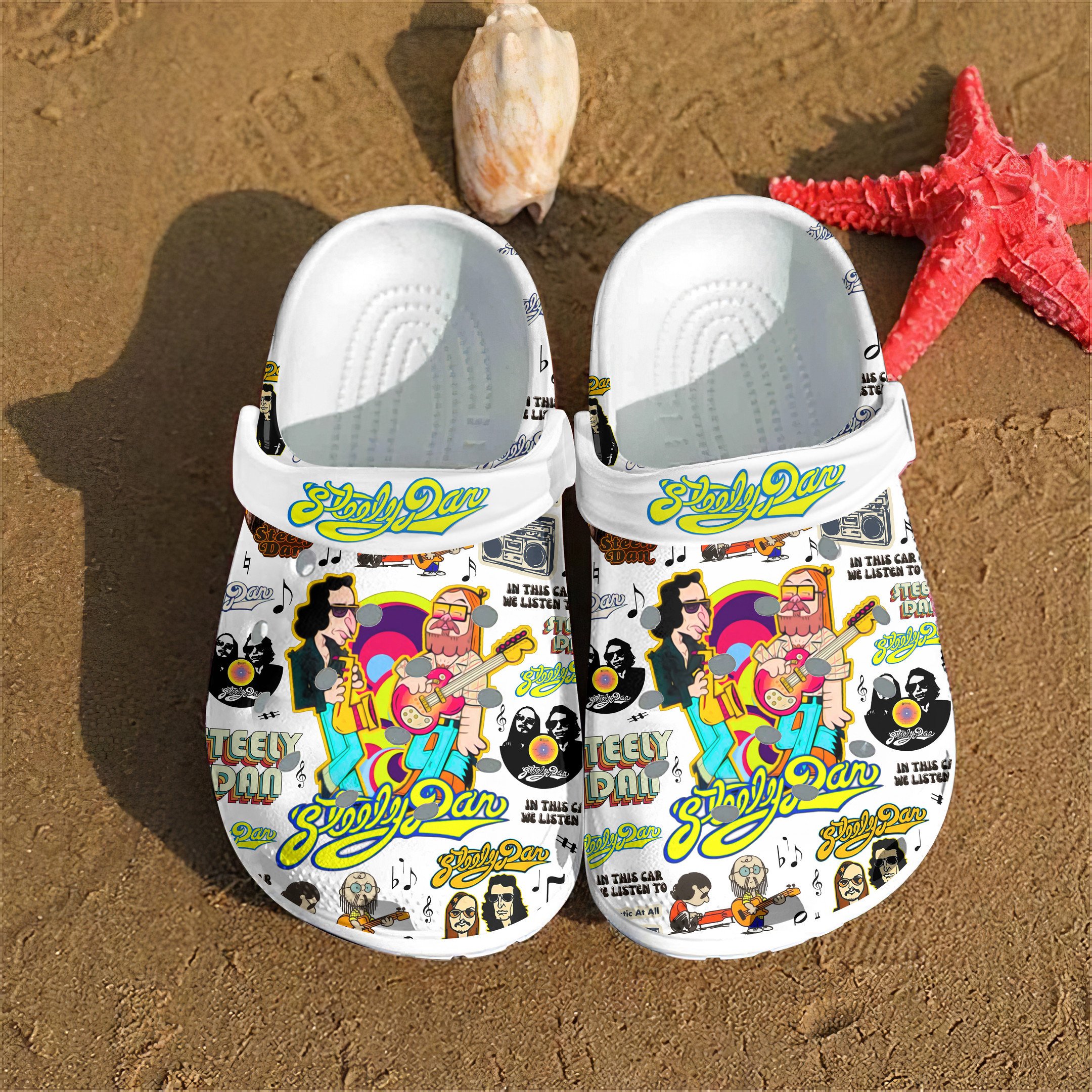 Steely Dan Music Crocs Crocband Clogs Shoes Comfortable For Men Women and Kids