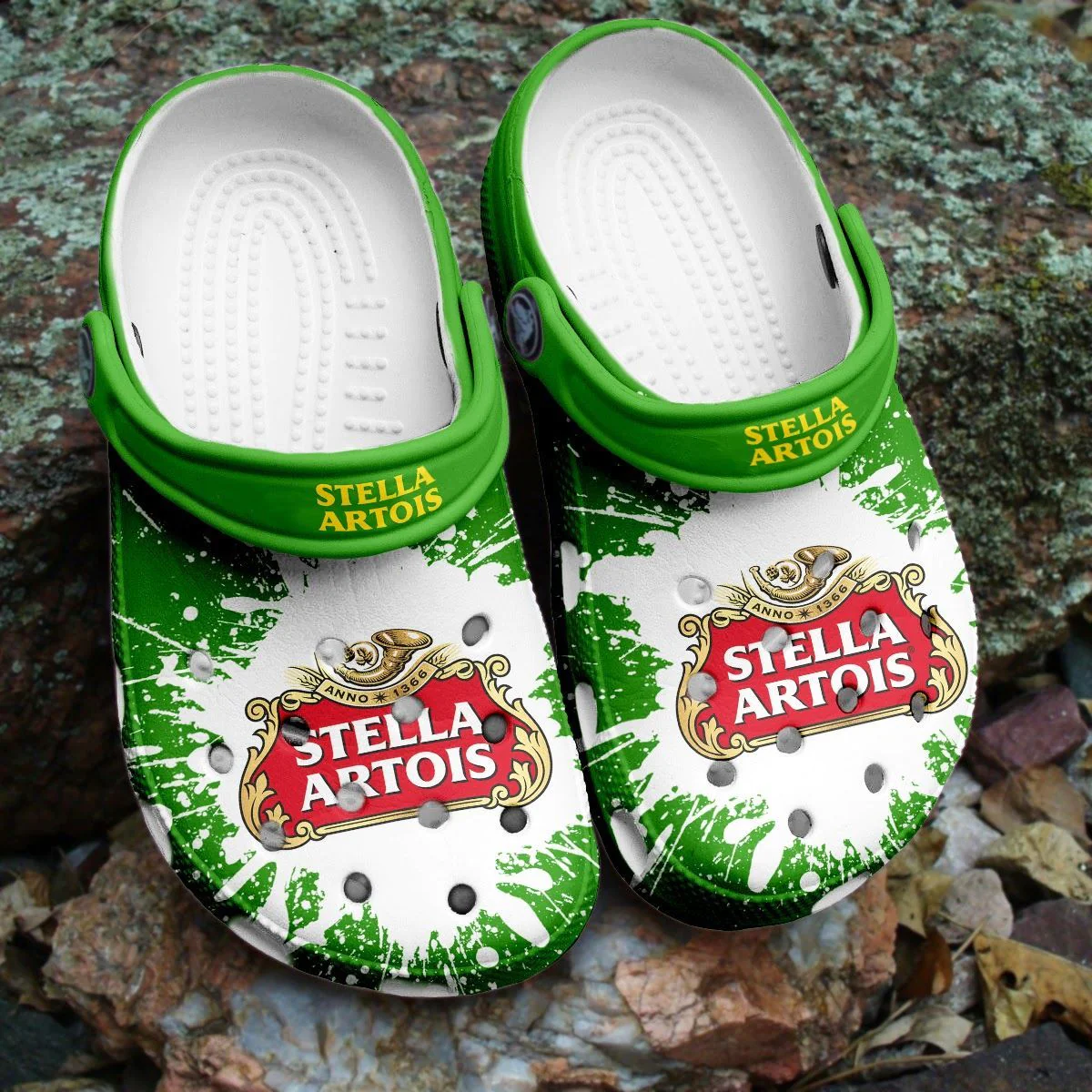 Stella Artois Beer Crocs Comfortable Clogs Crocband Shoes For Men Women