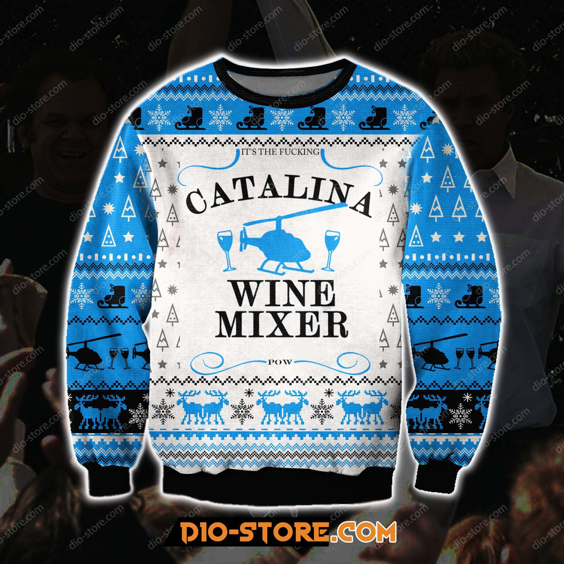 Step Brothers Catalina Wine Mixer For Unisex Ugly Christmas Sweater Adult 3D Funny Matching for family