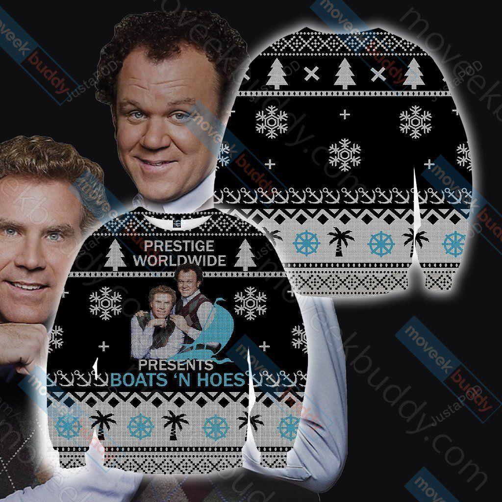 Step Brothers Ugly Christmas Sweater Adult 3D Funny Matching for family