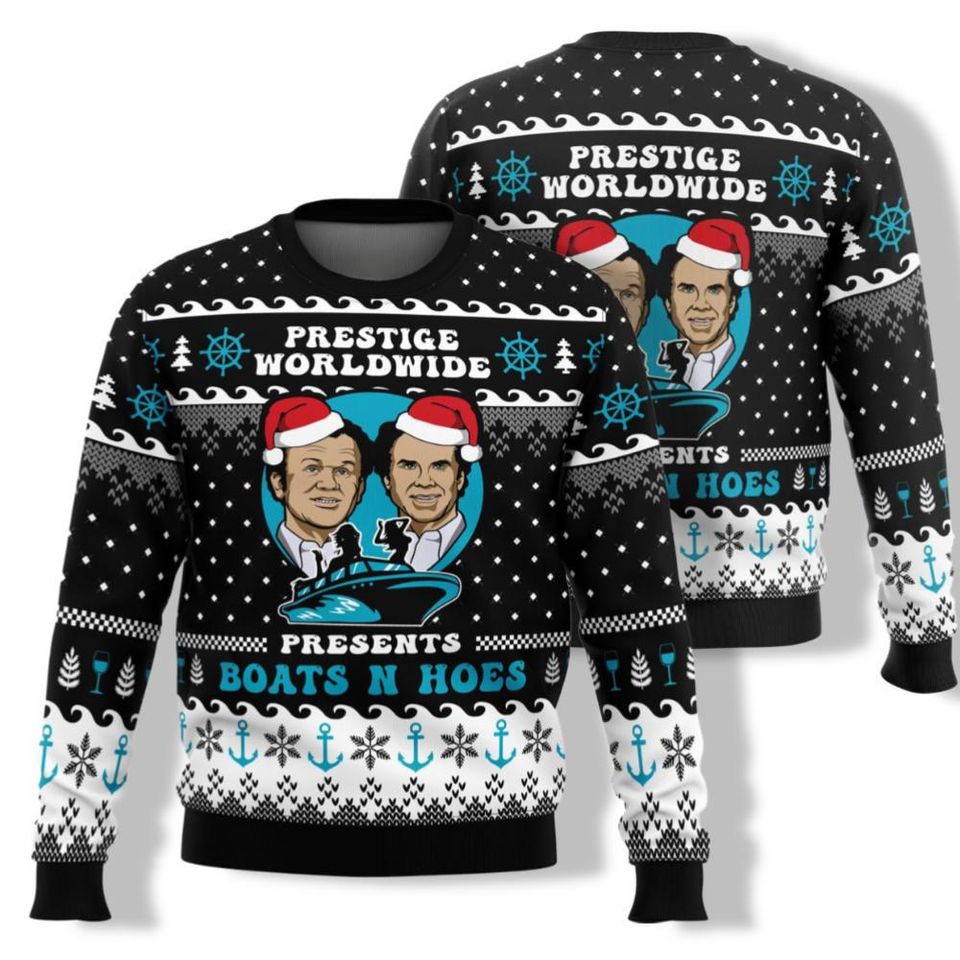 Step Brothers Ugly Christmas Sweater, Comedy Men Sweater, Ugly Xmas Sweater