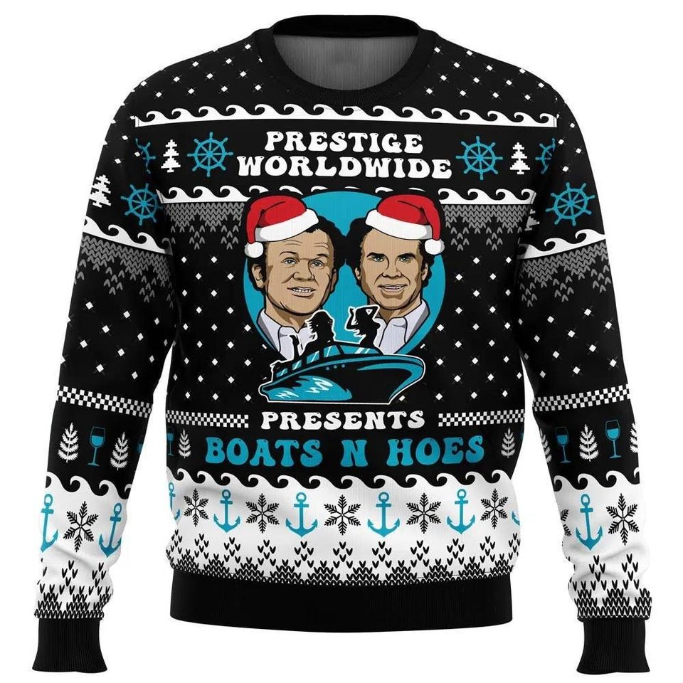 Step Brothers Ugly Christmas Sweater, Comedy Men Sweater, Xmas Movie Sweater