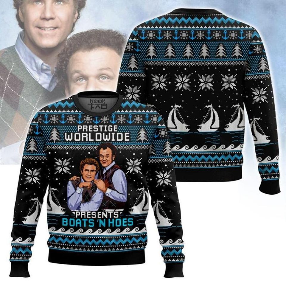 Step Brothers Ugly Christmas Sweater, Step Brothers Comedy Movie Ugly Sweater