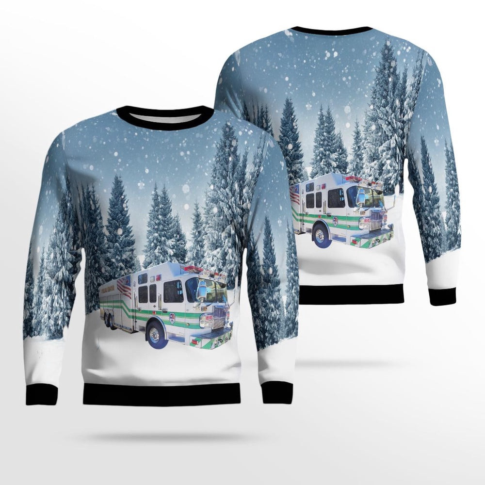 Sterling Virginia Sterling Volunteer Rescue Squad AOP Ugly Sweater I Unisex Christmas Gift