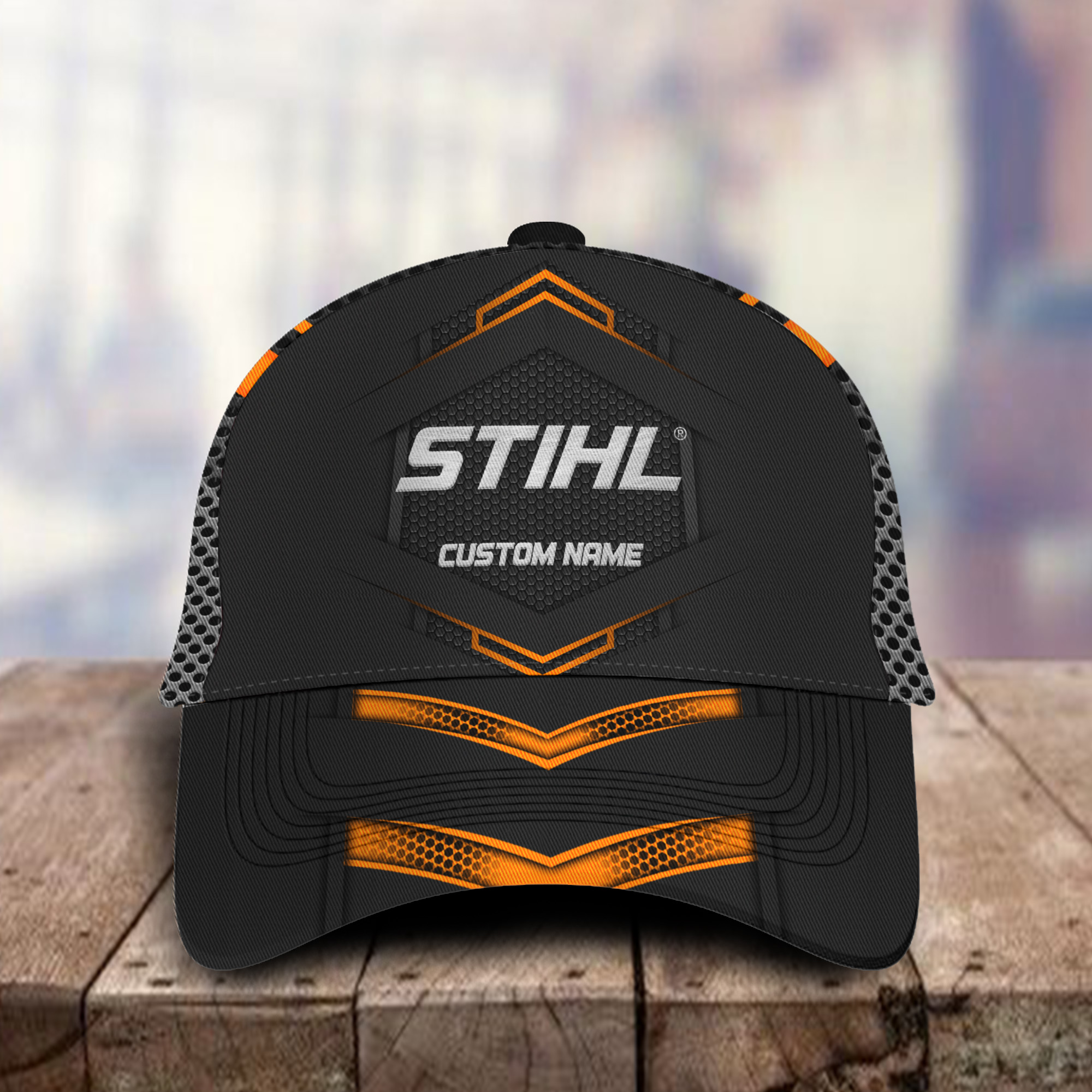 Stihl 3D Classic Cap Logo Personalized Name Trucker Hats Custom Hats Gifts For Men & Women