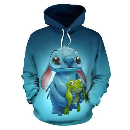 Stitch Art 3D All Over Print Hoodie, Zip Hoodie