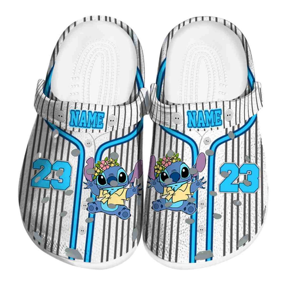 Stitch Cartoon Crocs Crocband Clogs Shoes Comfortable For Men Women and Kids