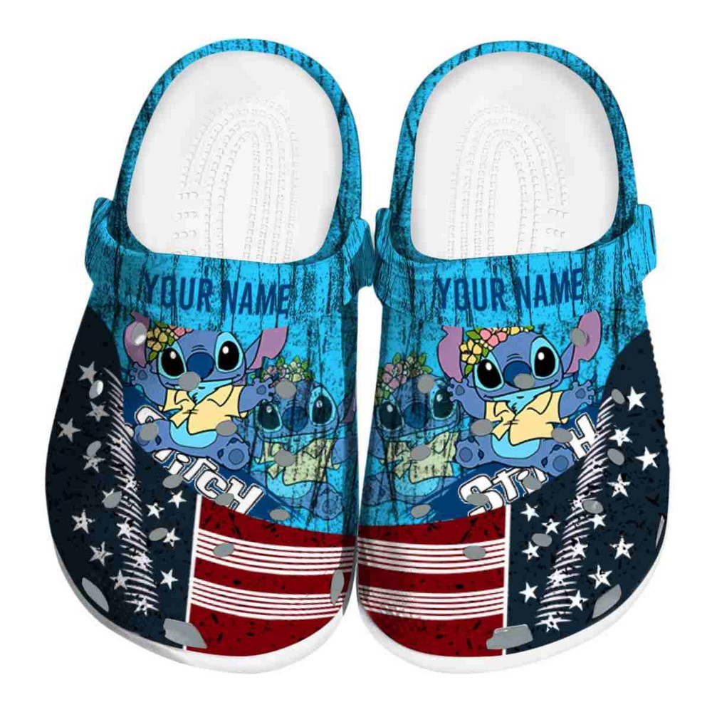 Stitch Cartoon Crocs Crocband Clogs Shoes Comfortable For Men Women and Kids