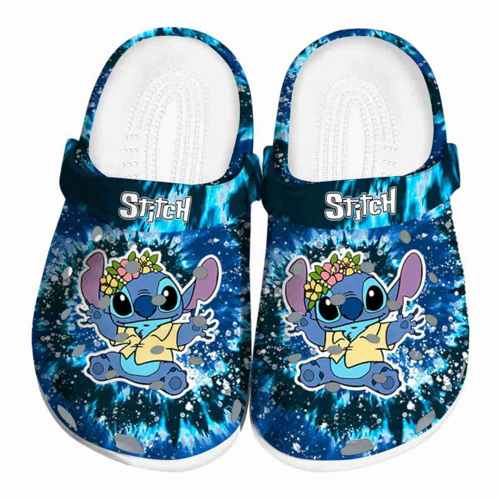 Stitch Cartoon Crocs Crocband Clogs Shoes Comfortable For Men Women and Kids