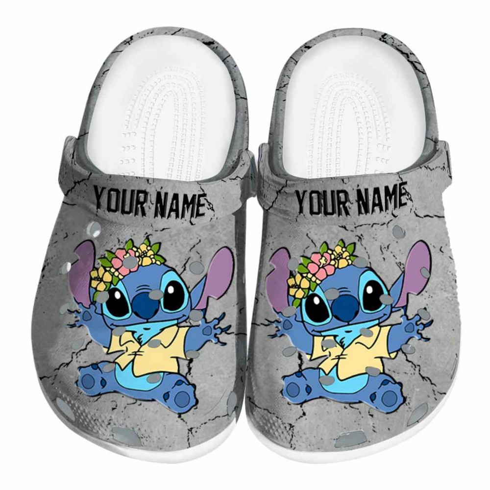 Stitch Cartoon Crocs Crocband Clogs Shoes Comfortable For Men Women and Kids