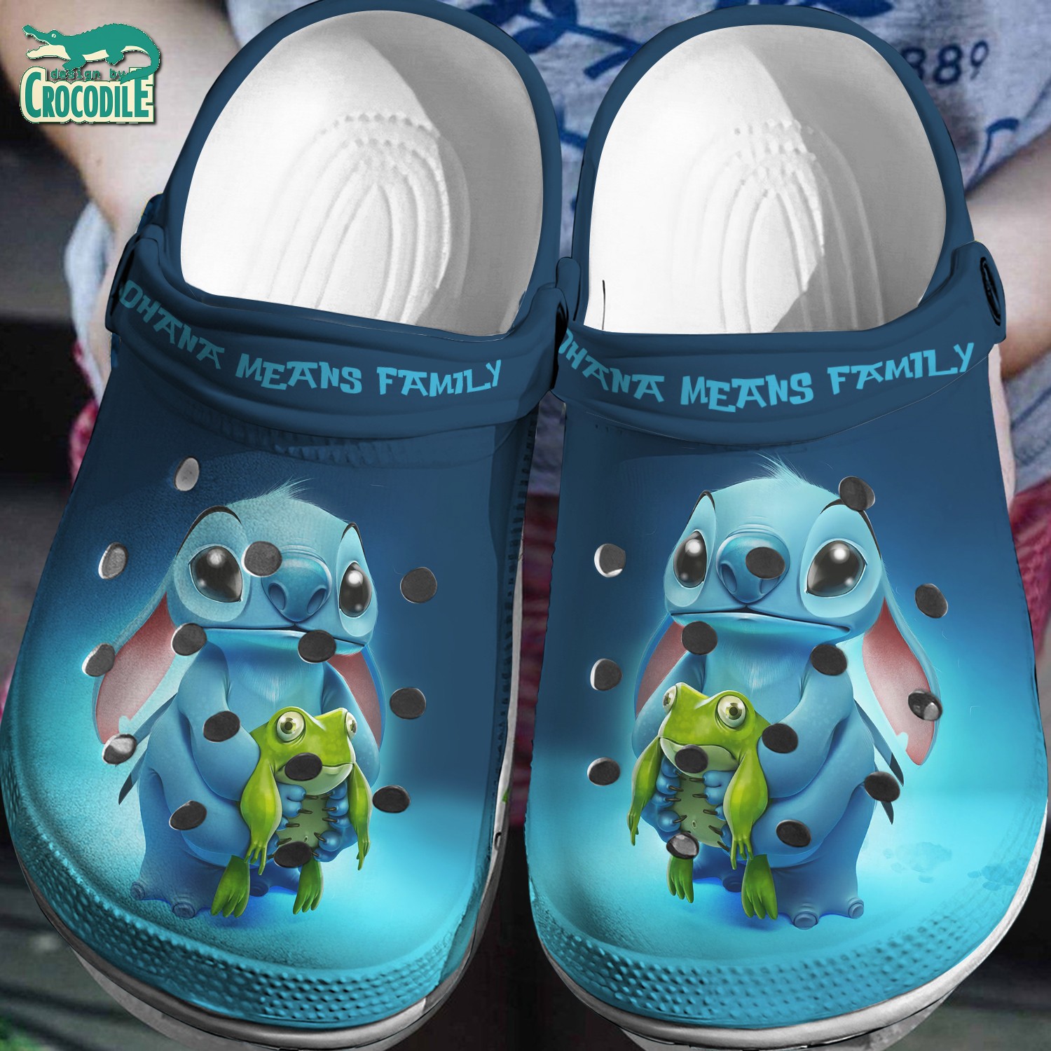 Stitch Cartoon Crocs Crocband Clogs Shoes Comfortable For Men Women and Kids