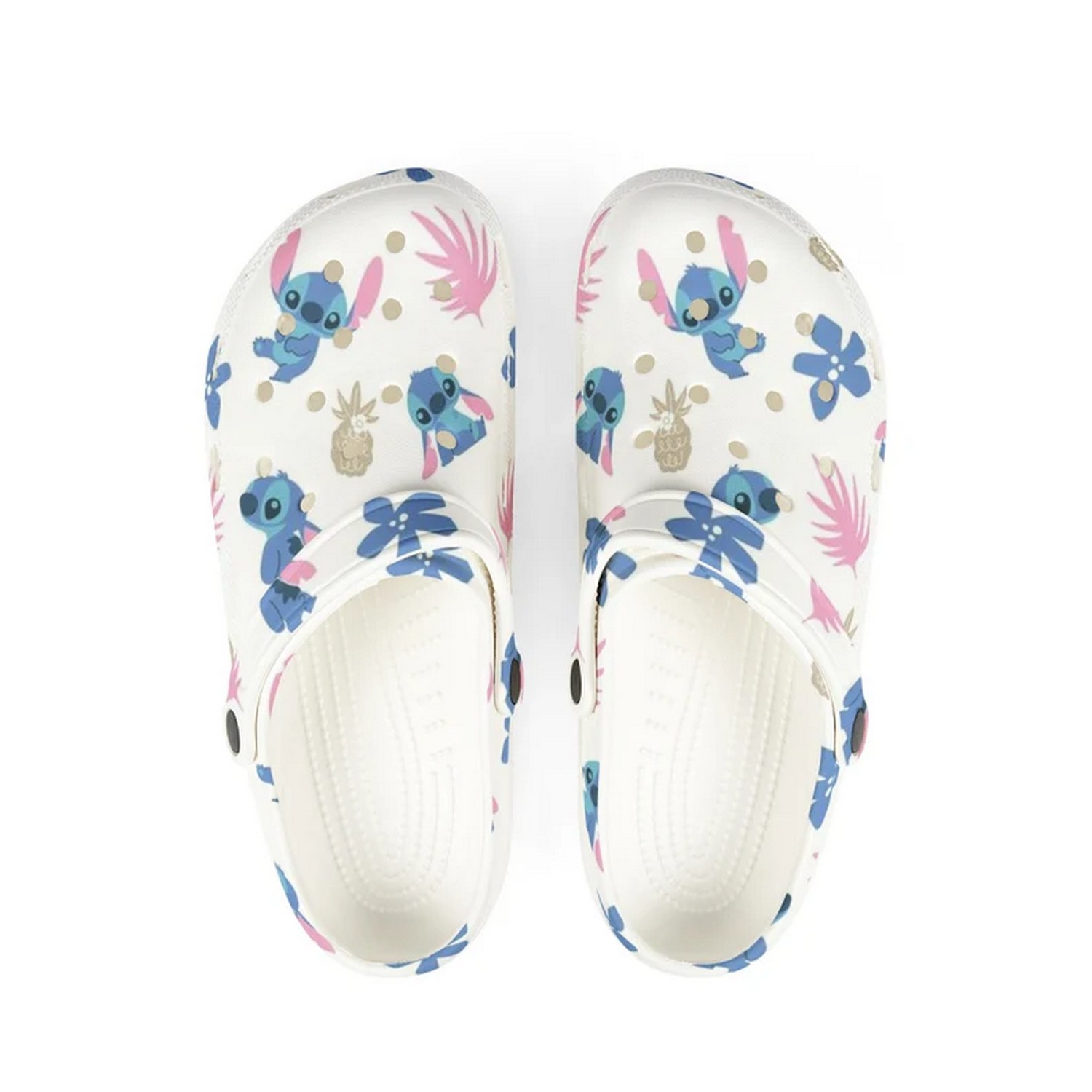 Stitch Cartoon Crocs Crocband Clogs Shoes Comfortable For Men Women and Kids