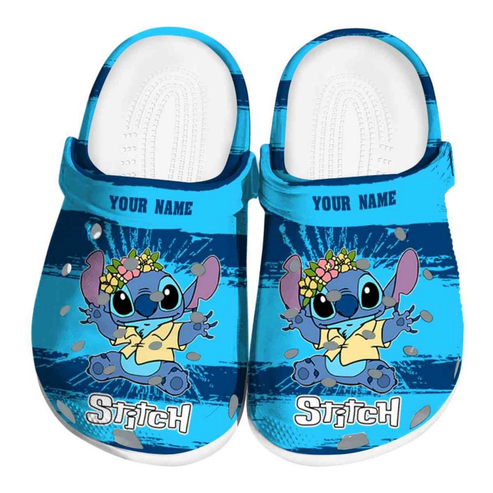Stitch Cartoon Crocs Crocband Clogs Shoes Comfortable For Men Women and Kids