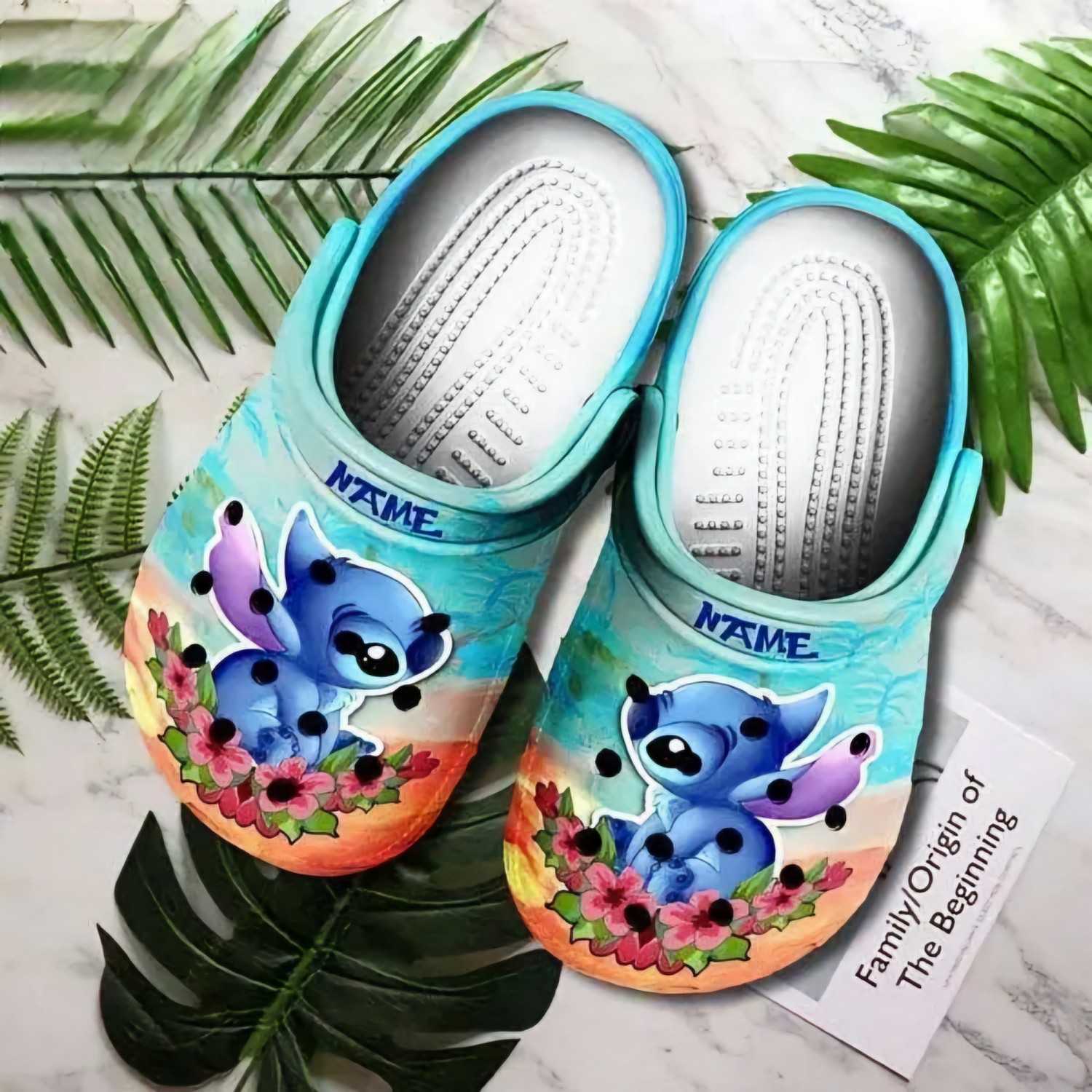 Stitch Cartoon Crocs Crocband Clogs Shoes Comfortable For Men Women and Kids
