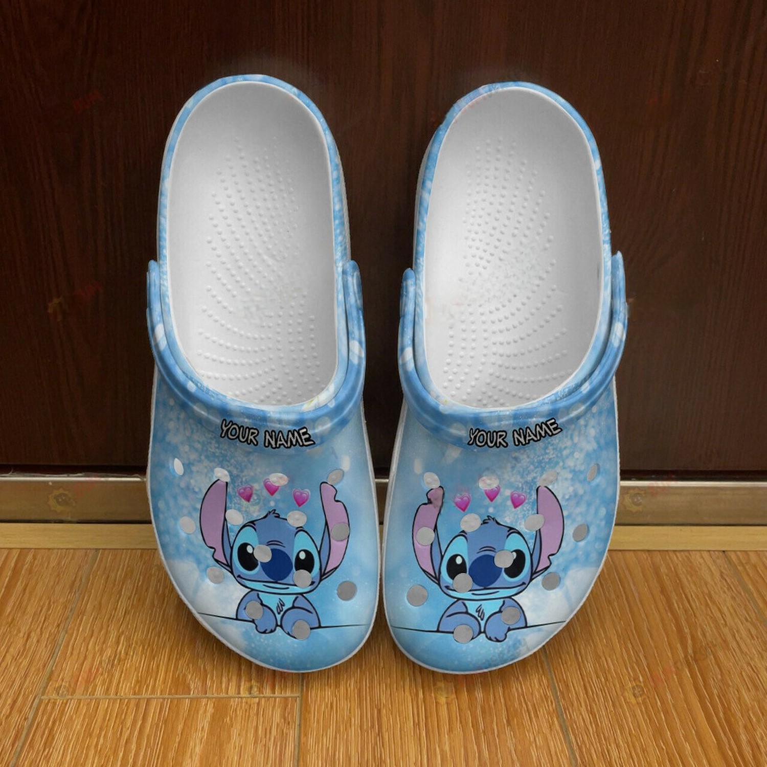 Stitch Cartoon Crocs Crocband Clogs Shoes Comfortable For Men Women and Kids