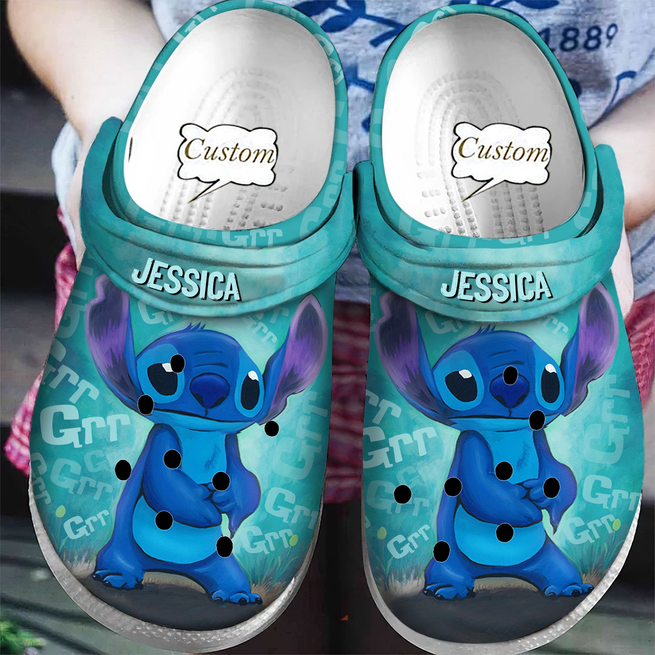 Stitch Cartoon Crocs Crocband Clogs Shoes Comfortable For Men Women and Kids