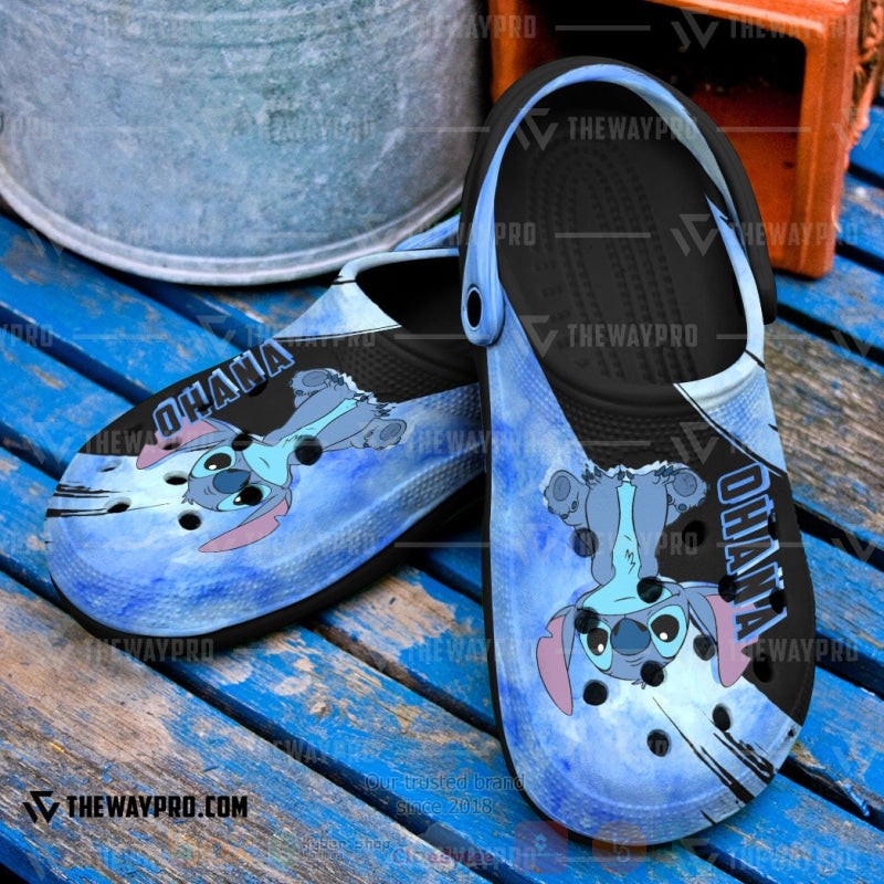 Stitch Cartoon Crocs Crocband Clogs Shoes Comfortable For Men Women and Kids