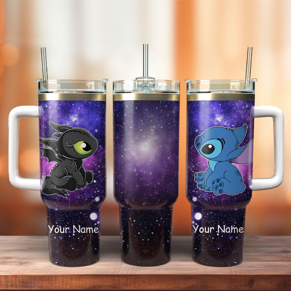 Stitch Cartoon Custom Stanley Cup 40 oz 30 oz Tumbler With HandleTVC2301291