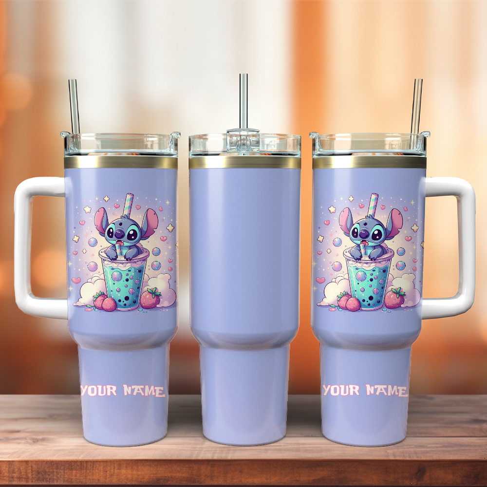 Stitch Cartoon Custom Stanley Cup 40 oz 30 oz Tumbler With HandleTVC2301484