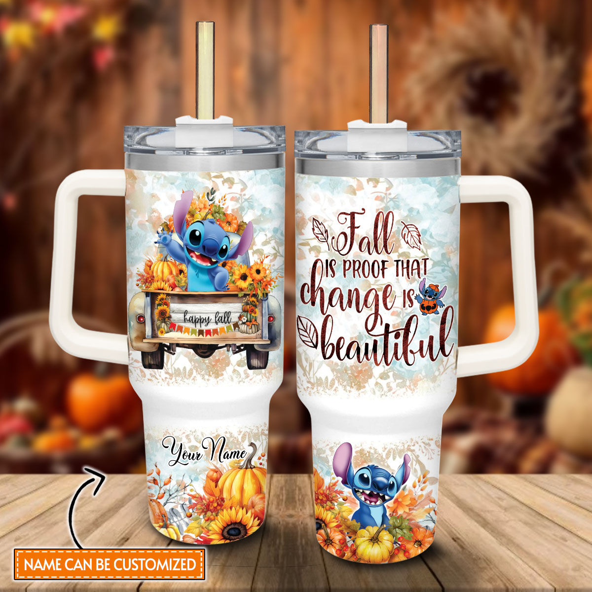 Stitch Cartoon Custom Stanley Cup 40 oz 30 oz Tumbler With HandleTVC2301816