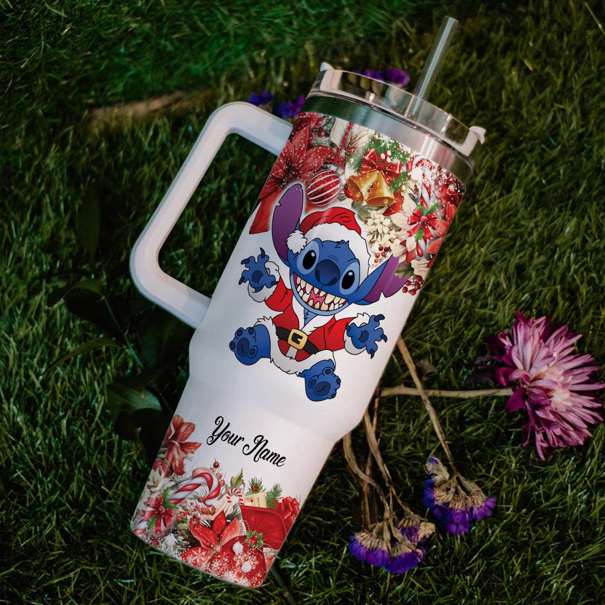 Stitch Cartoon Custom Stanley Cup 40 oz 30 oz Tumbler With HandleTVC2301817 - Image 6