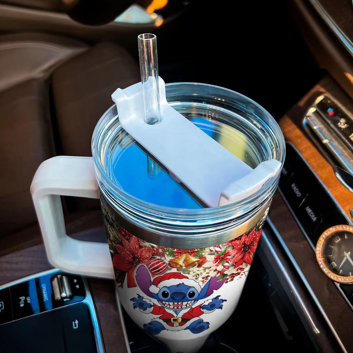 Stitch Cartoon Custom Stanley Cup 40 oz 30 oz Tumbler With HandleTVC2301817 - Image 4