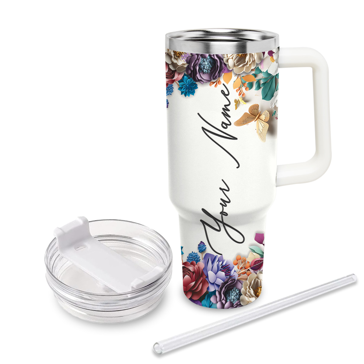 Stitch Cartoon Custom Stanley Cup 40 oz 30 oz Tumbler With HandleTVC2301822 - Image 3