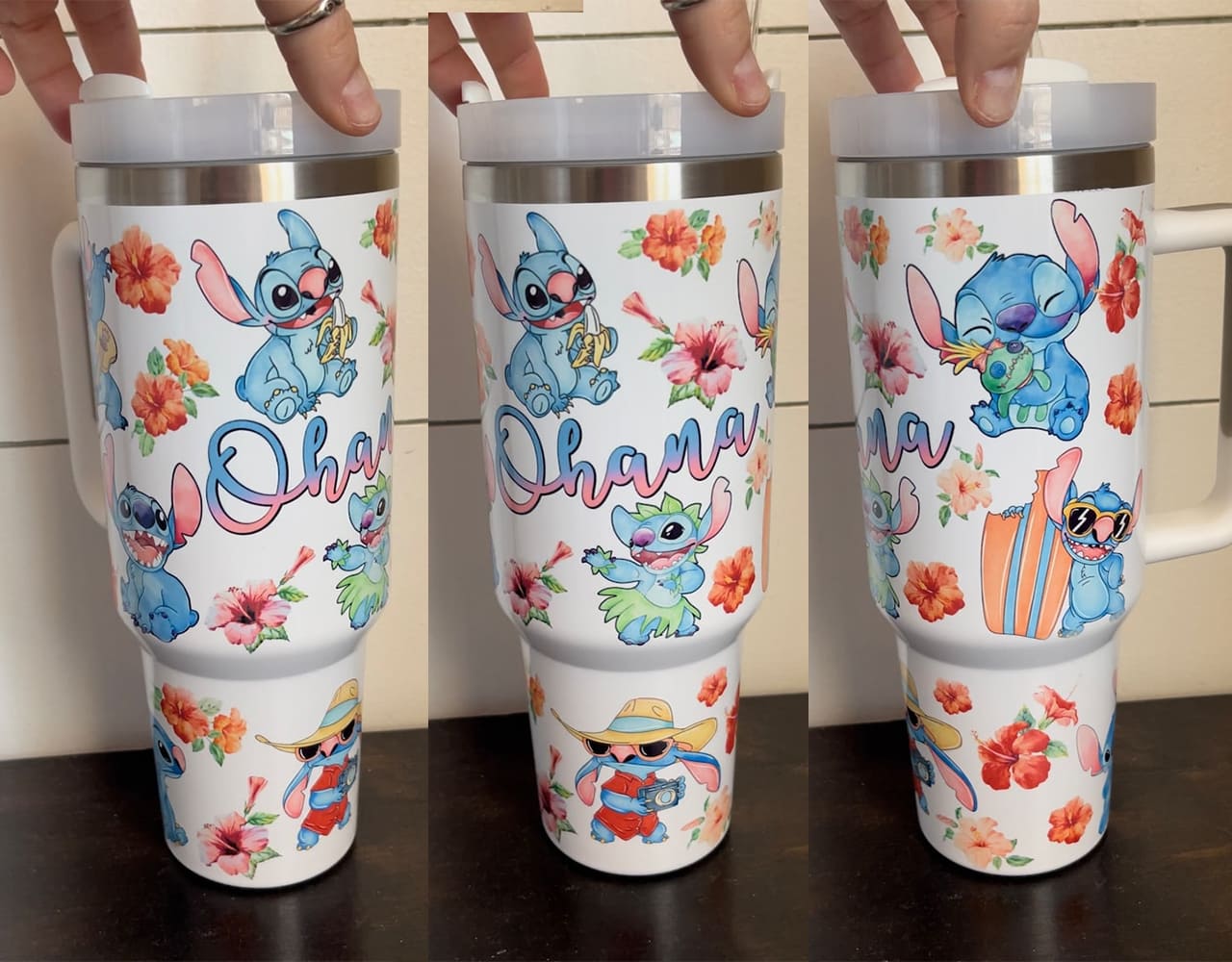 Stitch Cartoon Custom Stanley Cup 40 oz 30 oz Tumbler With HandleTVC2301831