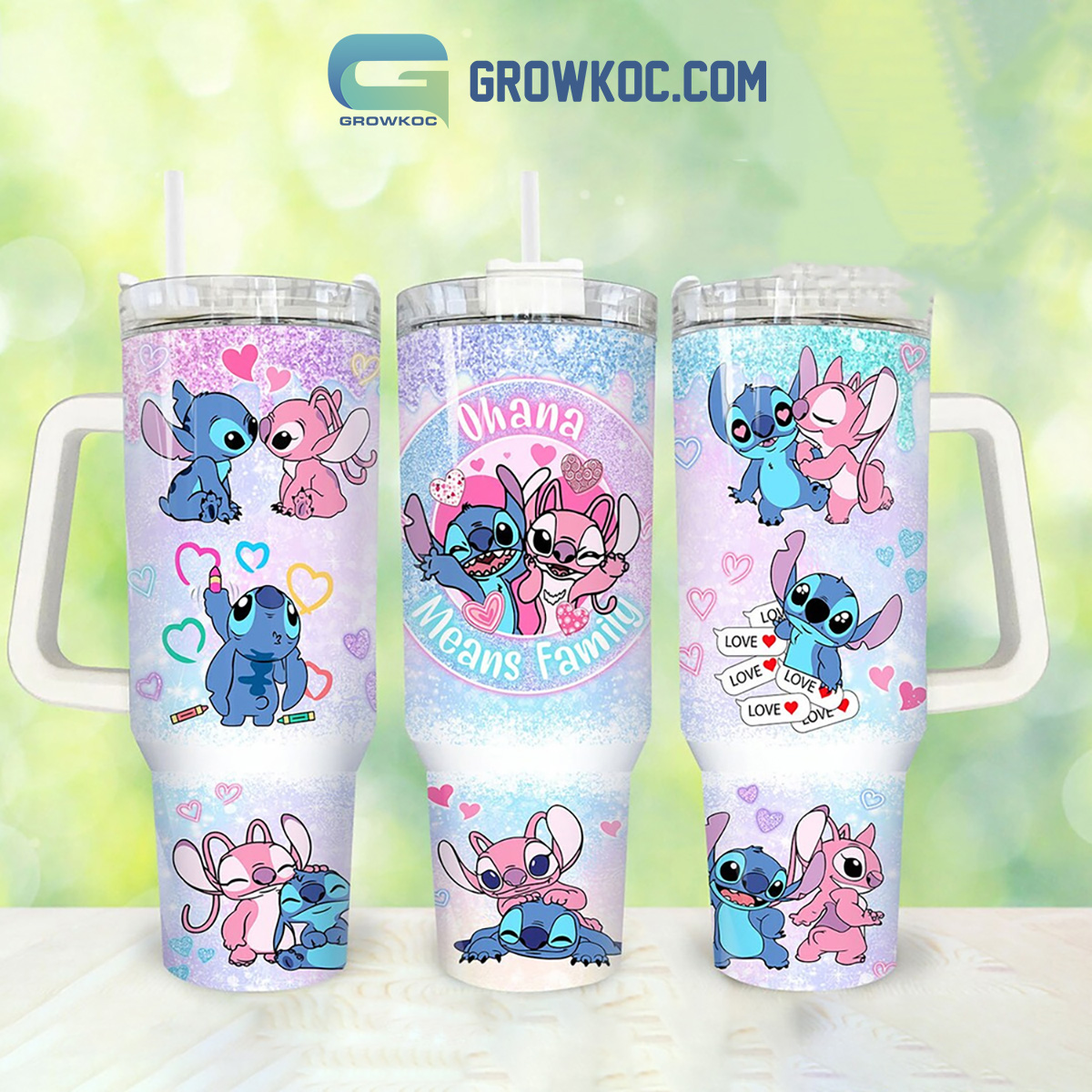Stitch Cartoon Custom Stanley Cup 40 oz 30 oz Tumbler With HandleTVC2301848