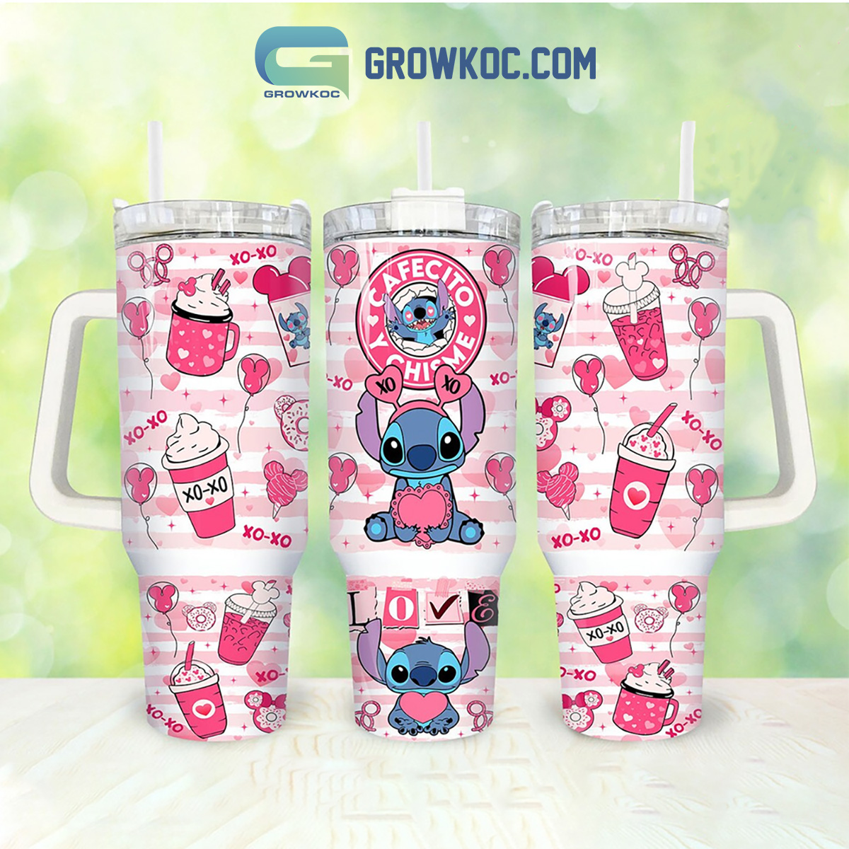 Stitch Cartoon Custom Stanley Cup 40 oz 30 oz Tumbler With HandleTVC2301848