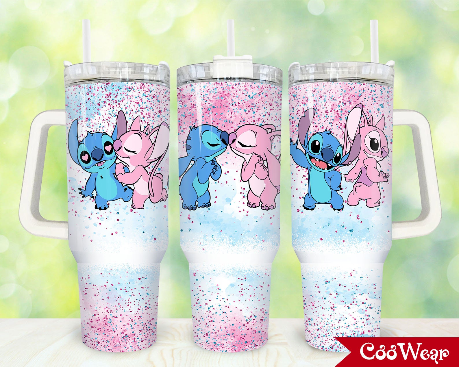 Stitch Cartoon Custom Stanley Cup 40 oz 30 oz Tumbler With HandleTVC2301857
