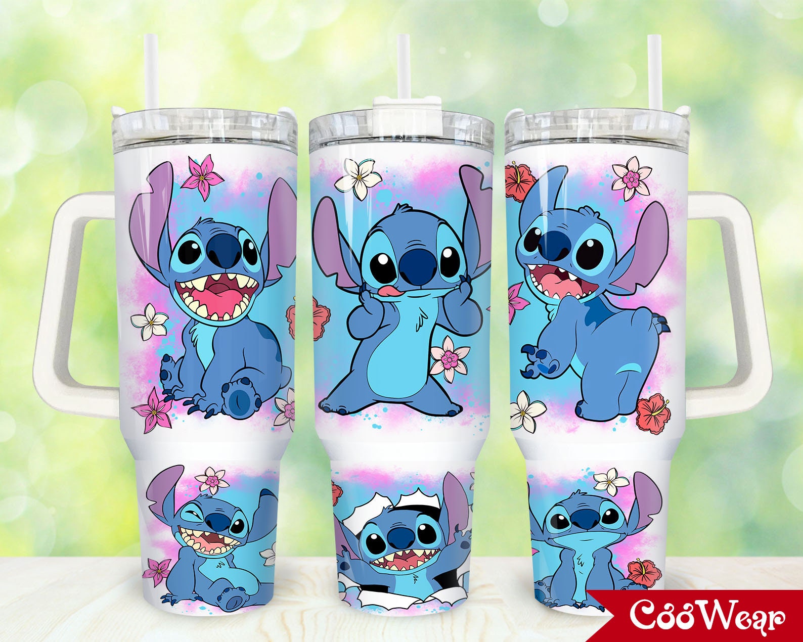 Stitch Cartoon Custom Stanley Cup 40 oz 30 oz Tumbler With HandleTVC2301857
