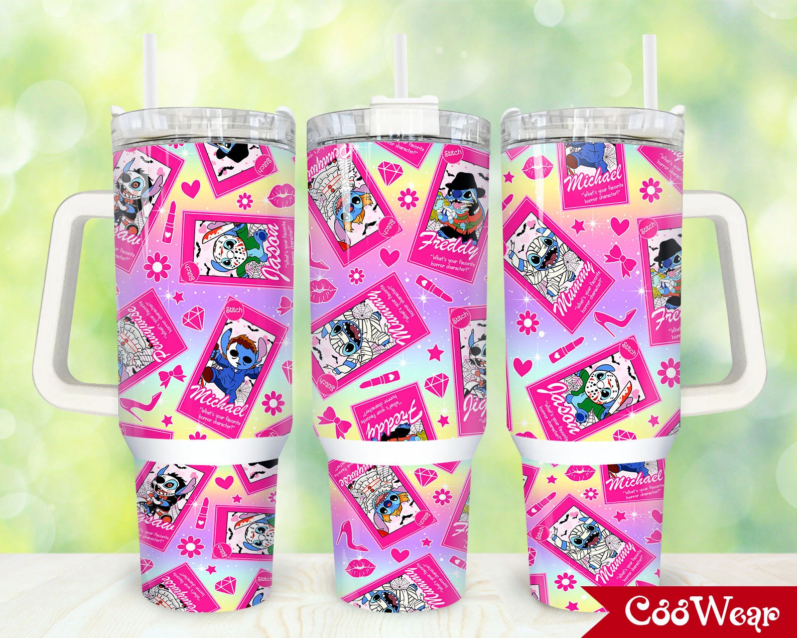 Stitch Cartoon Custom Stanley Cup 40 oz 30 oz Tumbler With HandleTVC2301869