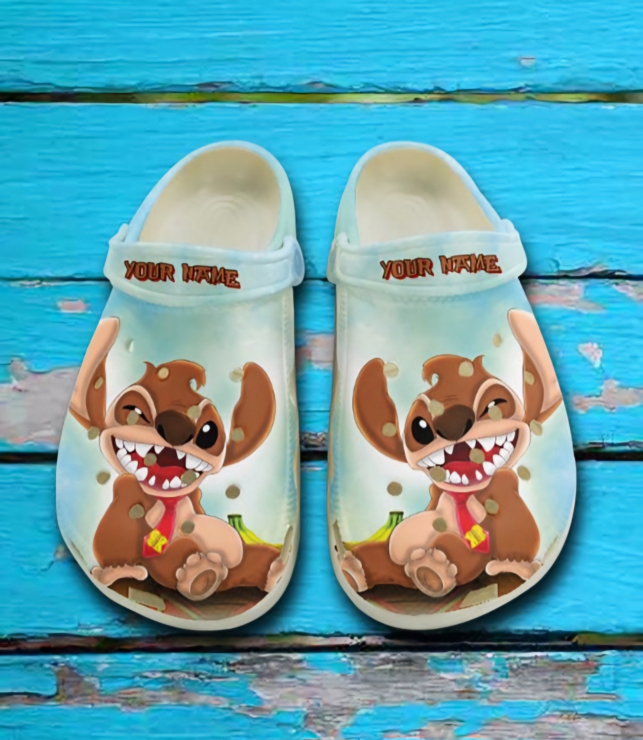 Stitch Cosplay Monkey Cartoon Crocs Crocband Clogs Shoes Comfortable For Men Women and Kids
