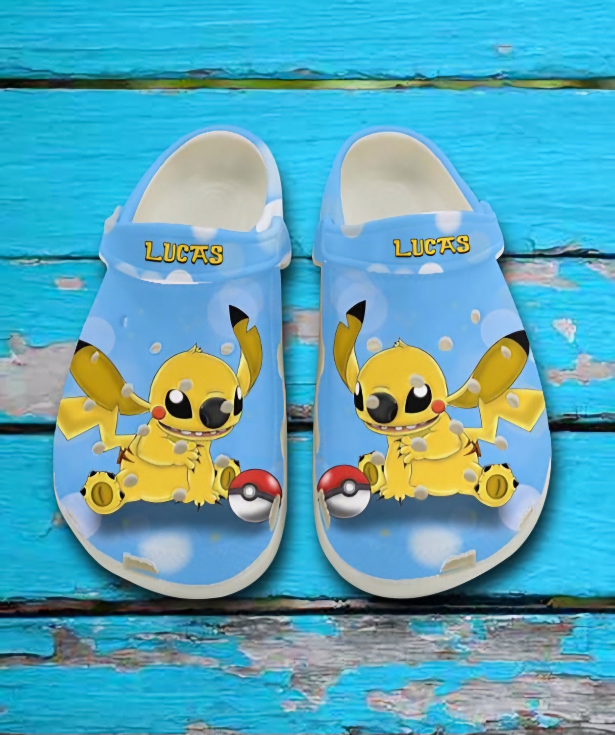 Stitch Cosplay Pikachu Cartoon Crocs Crocband Clogs Shoes Comfortable For Men Women and Kids
