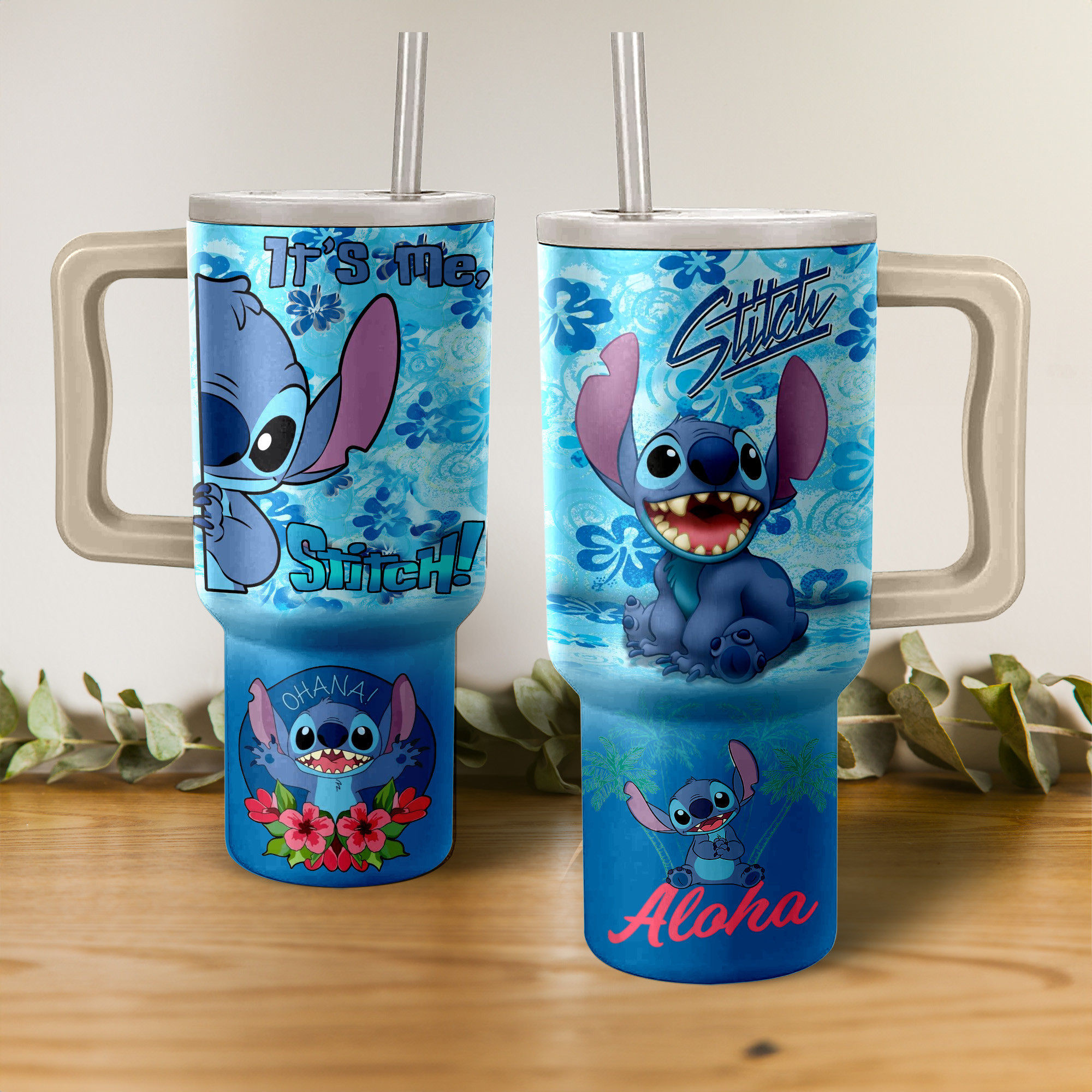 Stitch Disney Cartoon Custom Stanley Cup 40 oz 30 oz Tumbler With HandleTVC2301150
