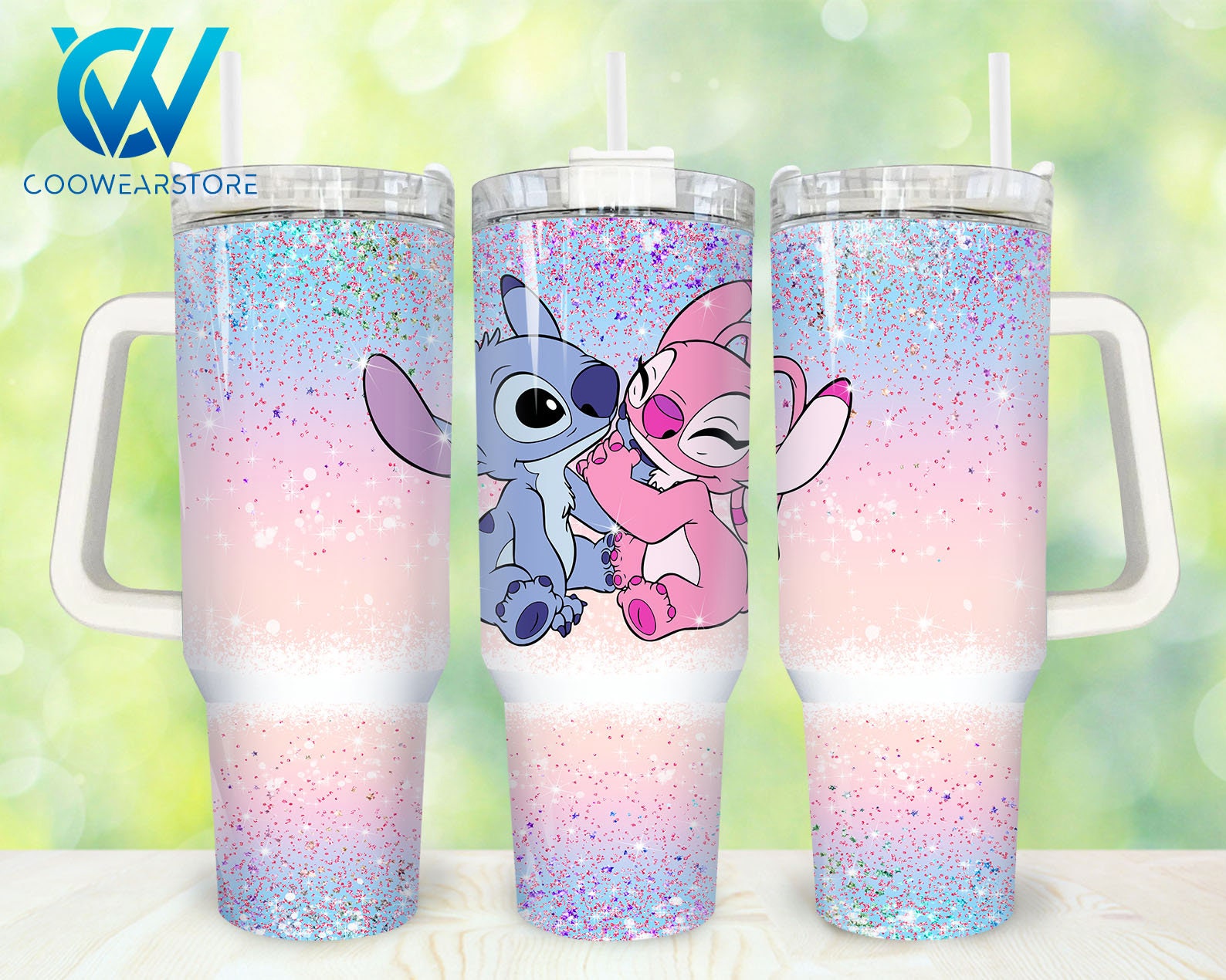 Stitch Disney Cartoon Custom Stanley Cup 40 oz 30 oz Tumbler With HandleTVC2301869