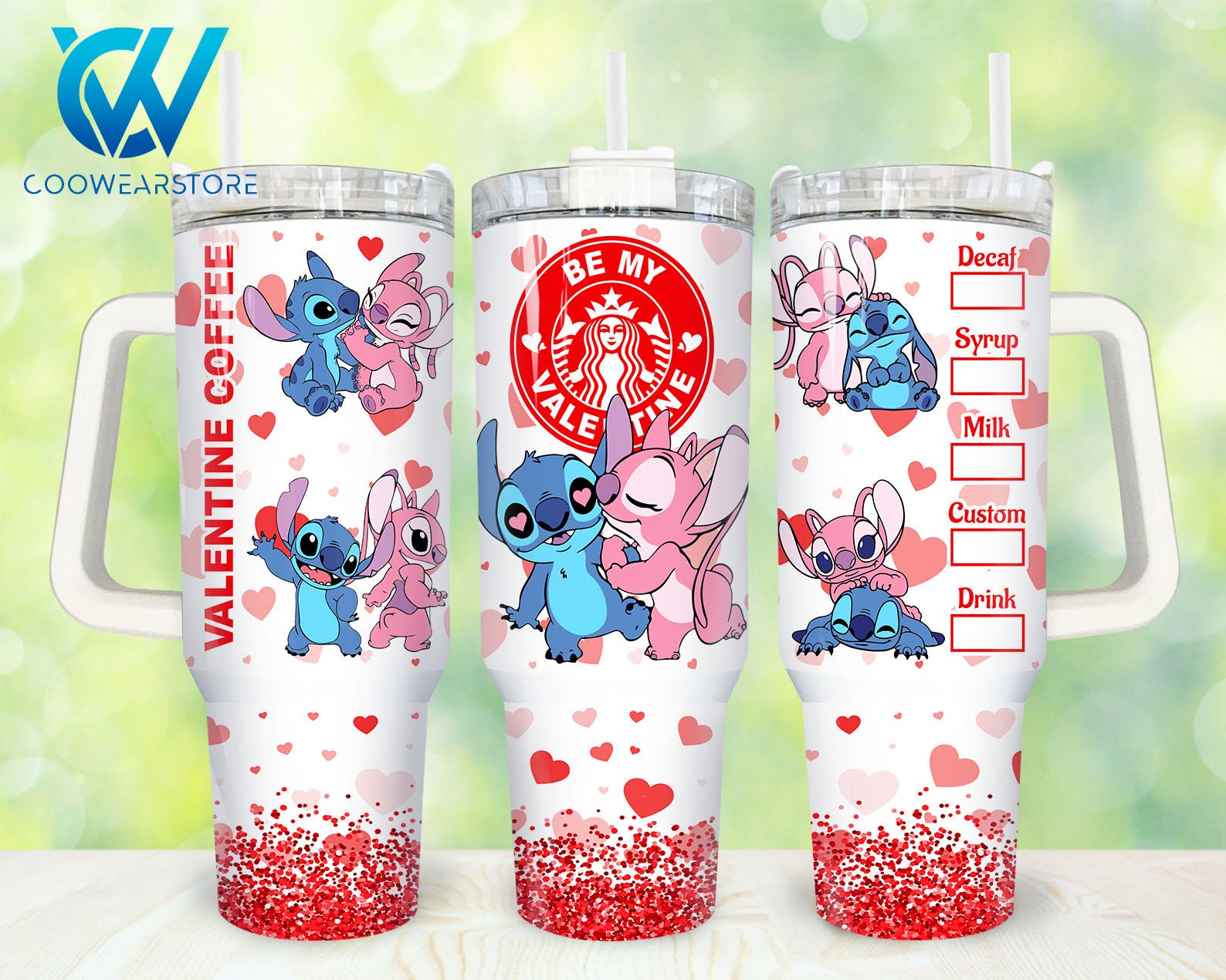 Stitch Disney Cartoon Custom Stanley Cup 40 oz 30 oz Tumbler With HandleTVC2301874