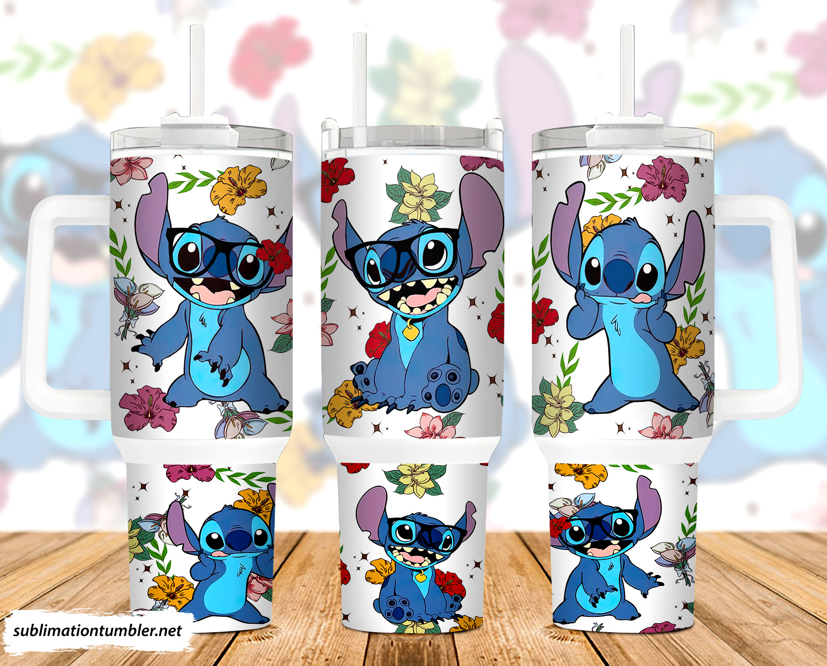 Stitch Disney Cartoon Custom Stanley Cup 40 oz 30 oz Tumbler With HandleTVC2301902