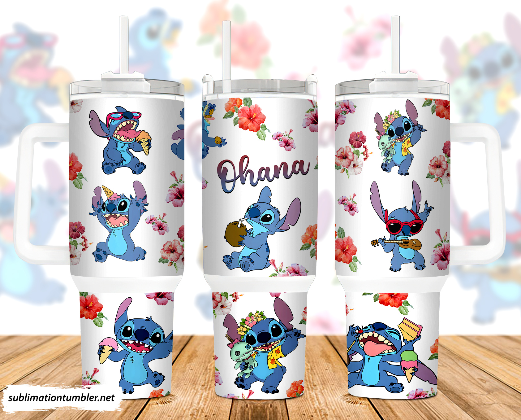 Stitch Disney Cartoon Custom Stanley Cup 40 oz 30 oz Tumbler With HandleTVC2301902