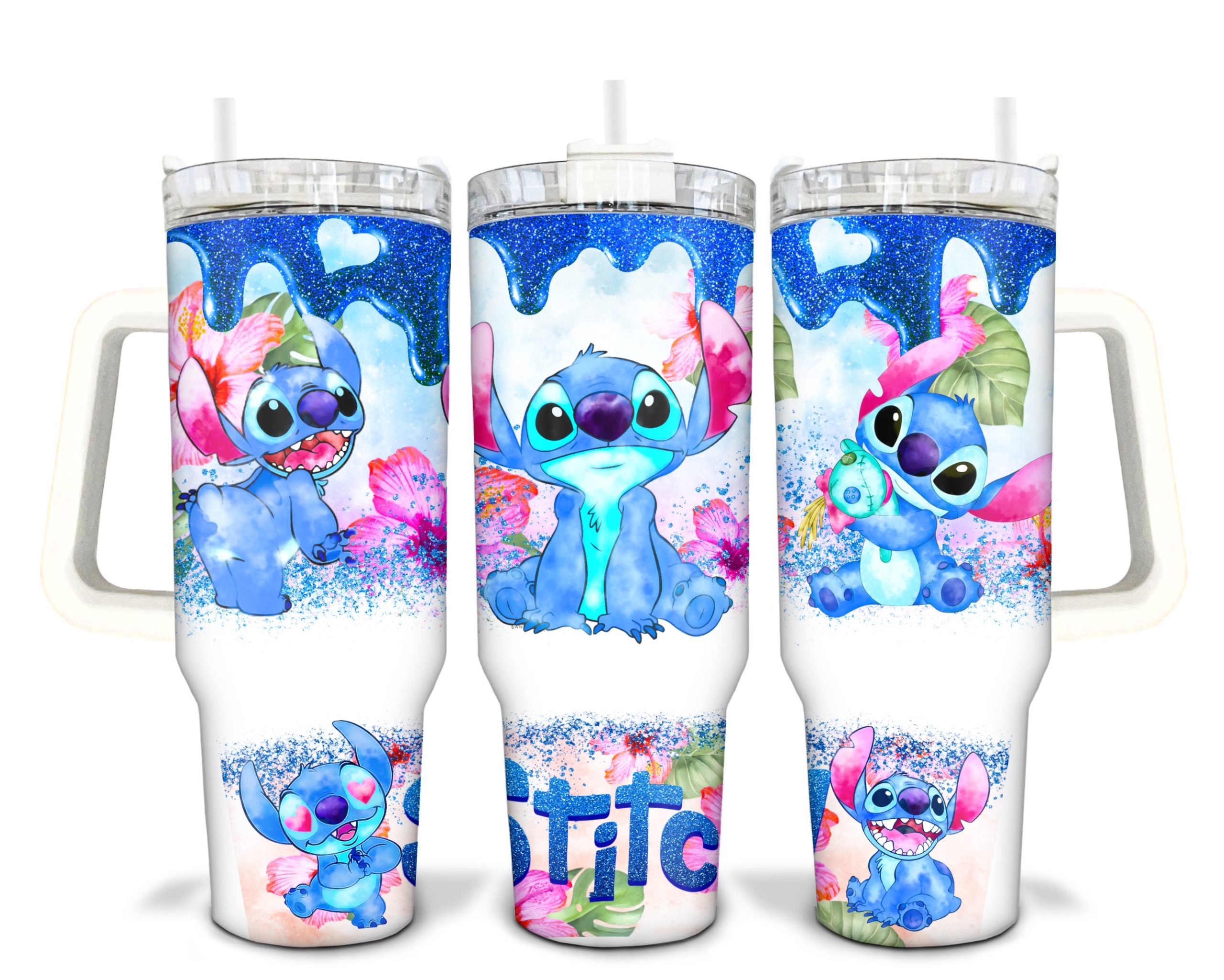 Stitch Disney Cartoon Custom Stanley Cup 40 oz 30 oz Tumbler With HandleTVC2301905