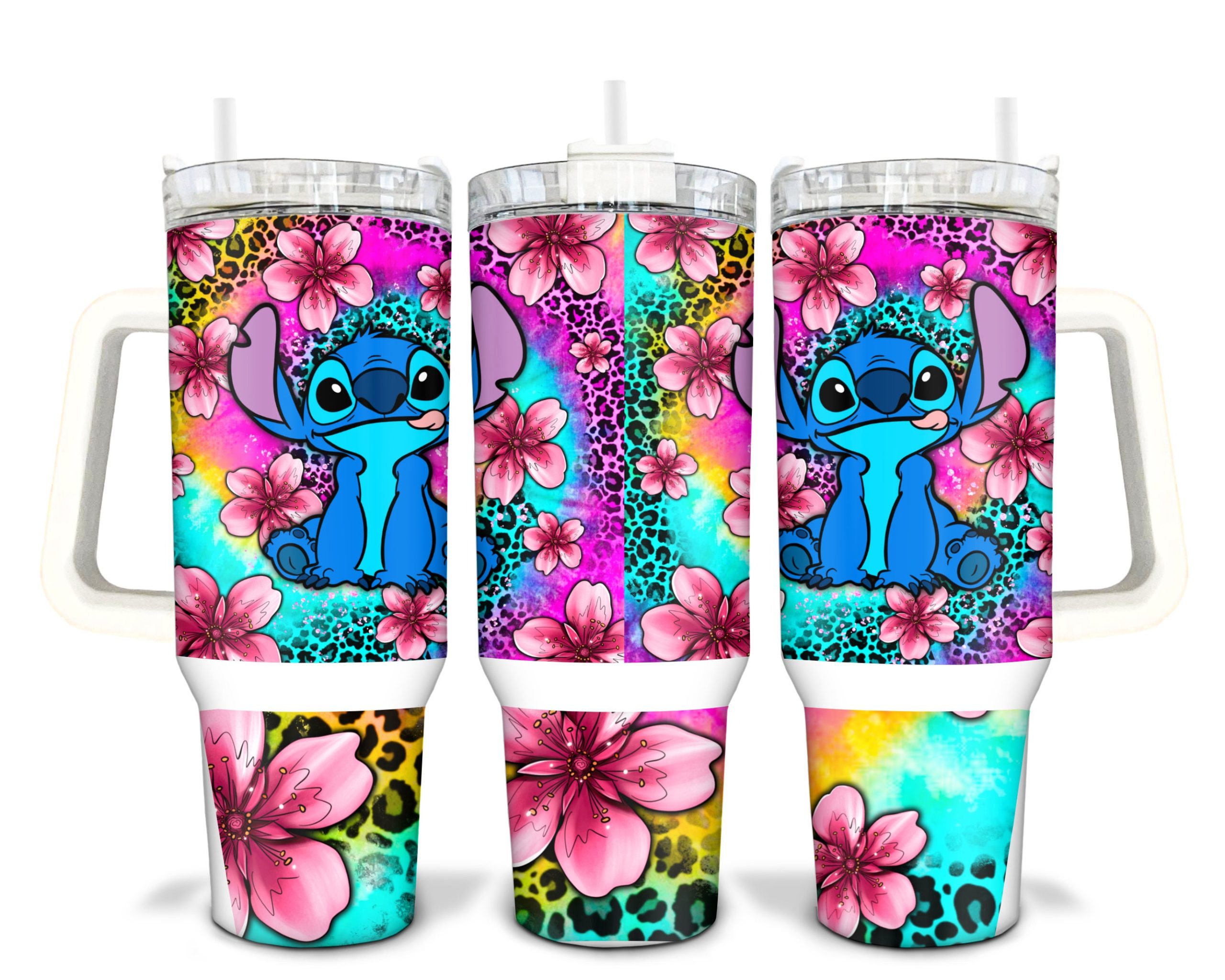 Stitch Disney Cartoon Custom Stanley Cup 40 oz 30 oz Tumbler With HandleTVC2301907