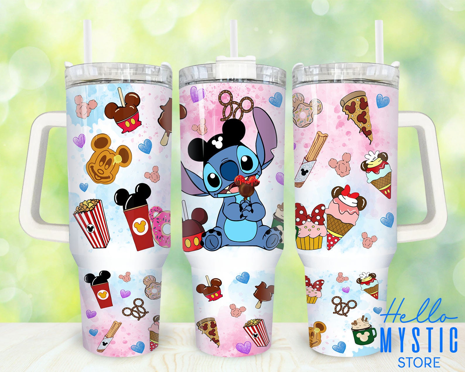 Stitch Disney Cartoon Custom Stanley Cup 40 oz 30 oz Tumbler With HandleTVC2301917