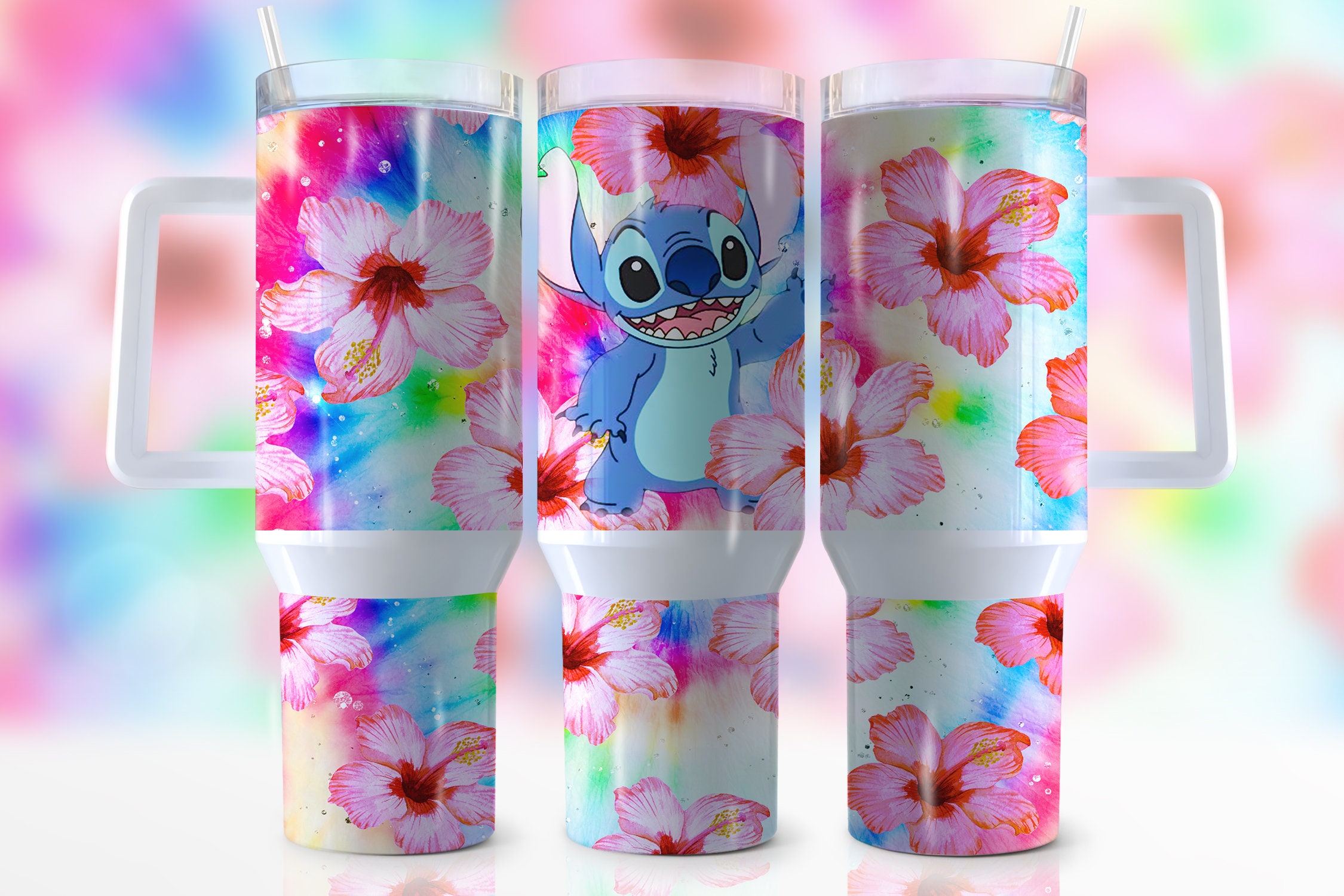 Stitch Disney Cartoon Custom Stanley Cup 40 oz 30 oz Tumbler With HandleTVC2301941