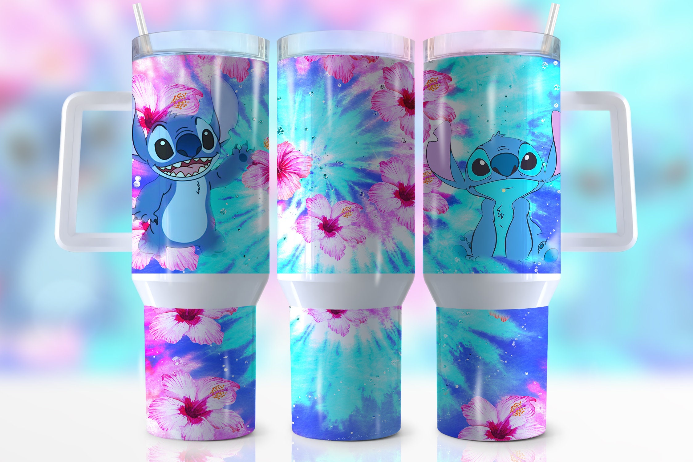 Stitch Disney Cartoon Custom Stanley Cup 40 oz 30 oz Tumbler With HandleTVC2301942