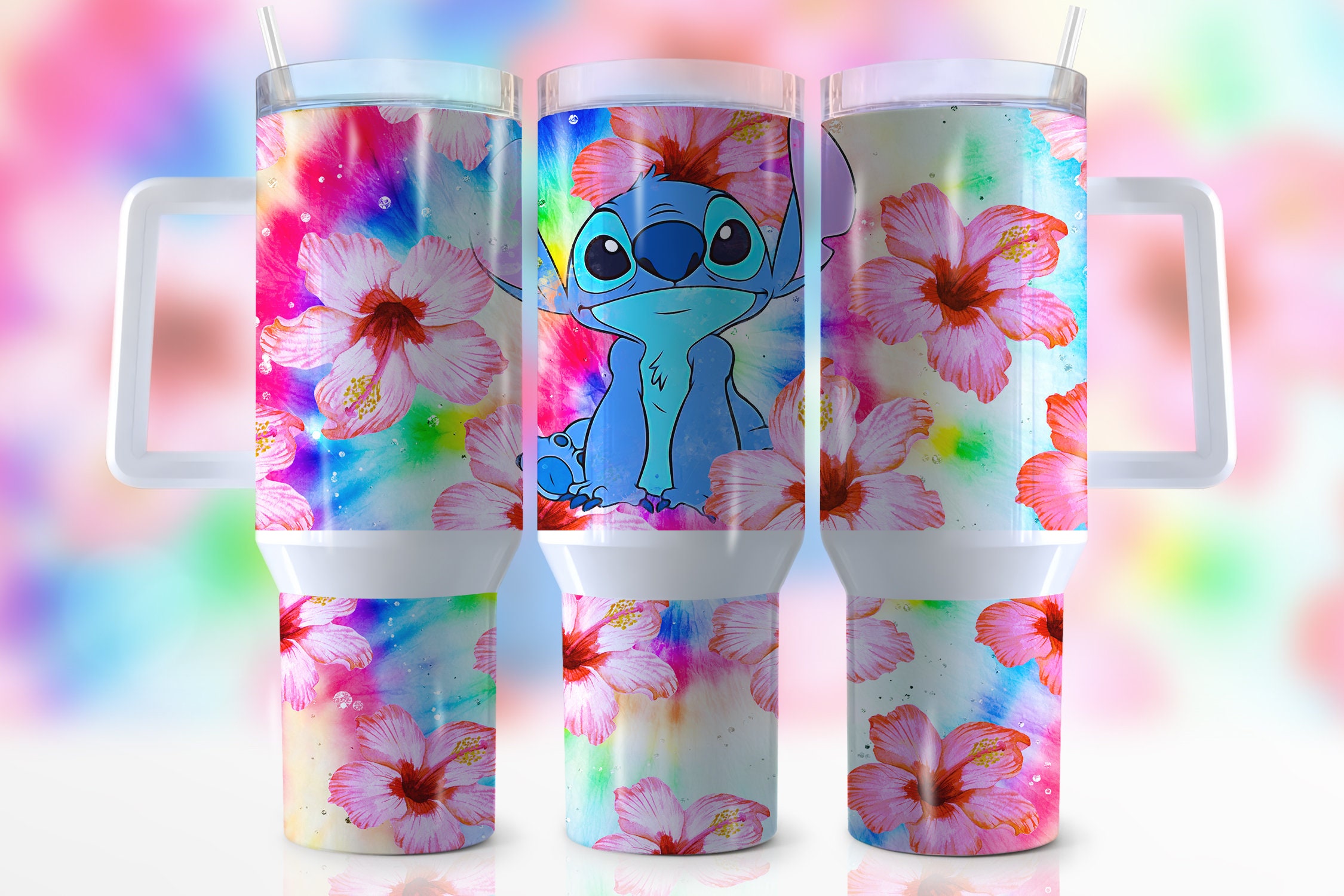 Stitch Disney Cartoon Custom Stanley Cup 40 oz 30 oz Tumbler With HandleTVC2301943