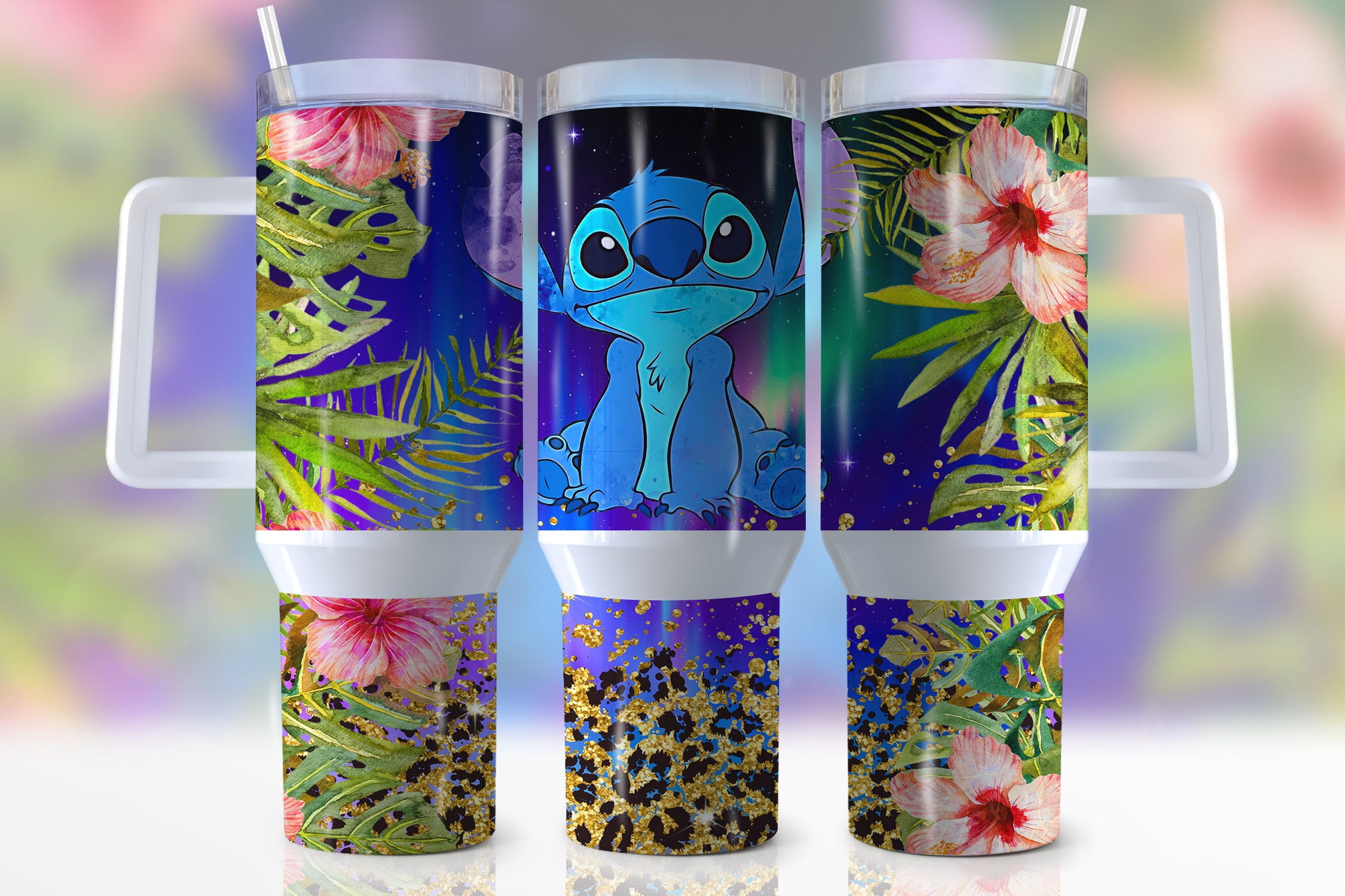 Stitch Disney Cartoon Custom Stanley Cup 40 oz 30 oz Tumbler With HandleTVC2301943