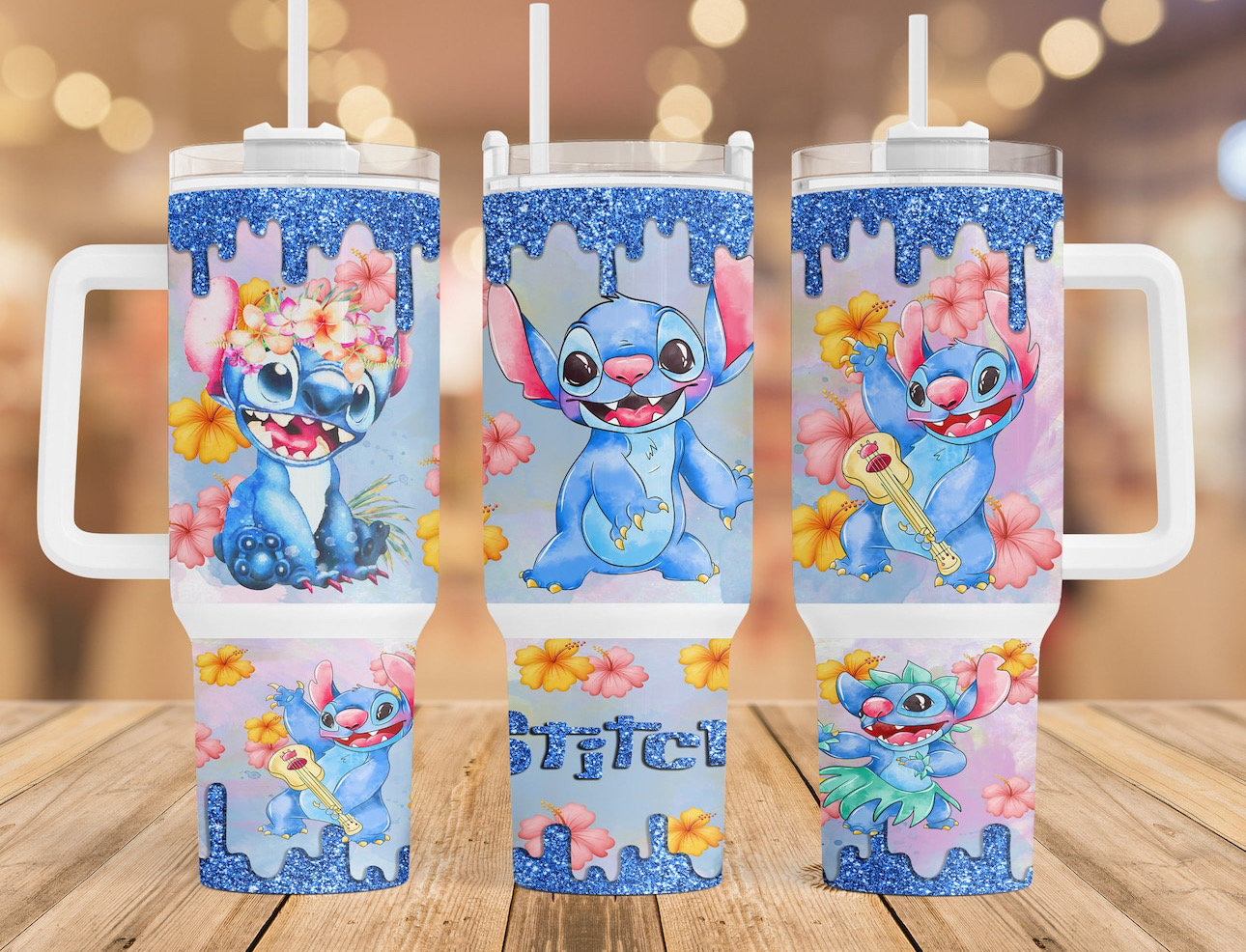 Stitch Disney Cartoon Custom Stanley Cup 40 oz 30 oz Tumbler With HandleTVC2301970